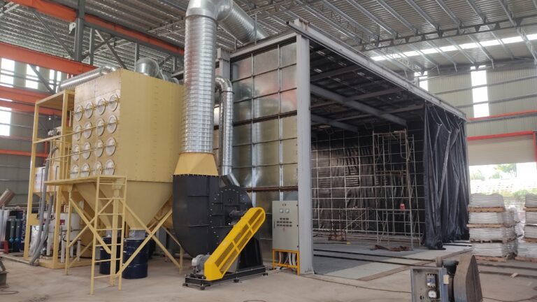 Hệ thống phun bi - Công ty CP Cơ khí Hà Giang Phước Tường